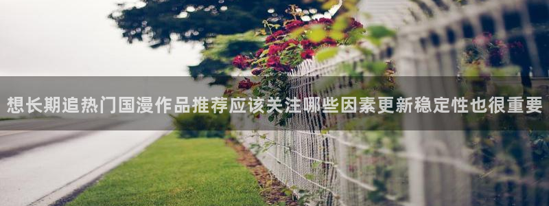 汗汗漫画大全排行榜：想长期追热门国漫作品推荐应该关注哪些因素更新稳定性也很重要